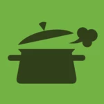 korean food recipes android application logo